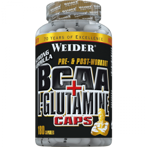 ВСАА с глутамин на капсули ( BCAA + L-glutamine Weider )